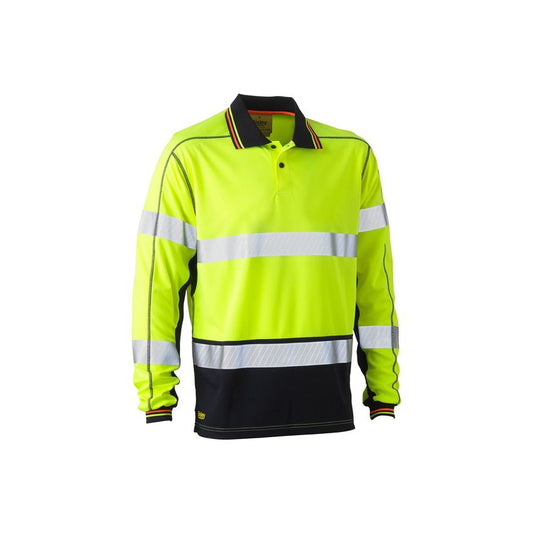 Bisley Taped Hi Vis Polyester Mesh Polo - BK6219T