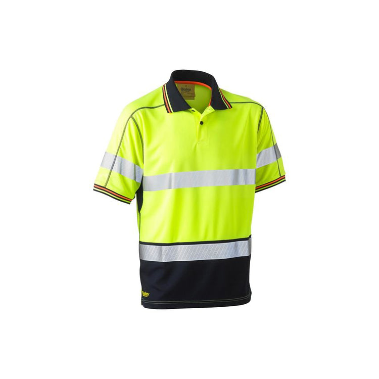 Bisley Taped Hi Vis Polyester Mesh Polo - BK1219T