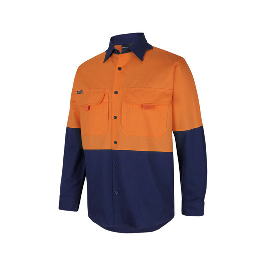 JB's Hi Vis Ripstop L/S Fishing Shirt - 6HNRL