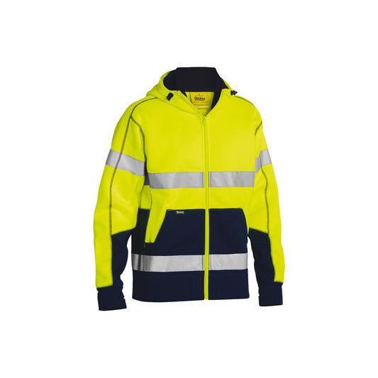 Bisley Taped Hi Vis Fleece Hoodie Product Code - BK6819T