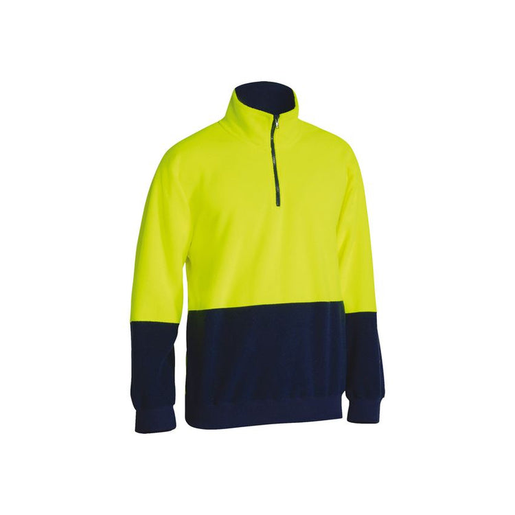 Bisley Hi Vis Polar fleece Zip Pullover - BK6889