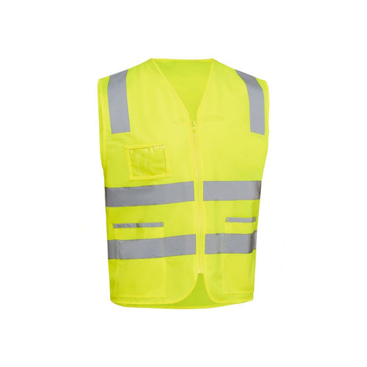 Bisley Taped Hi Vis Safety Zip Vest - BV0341T