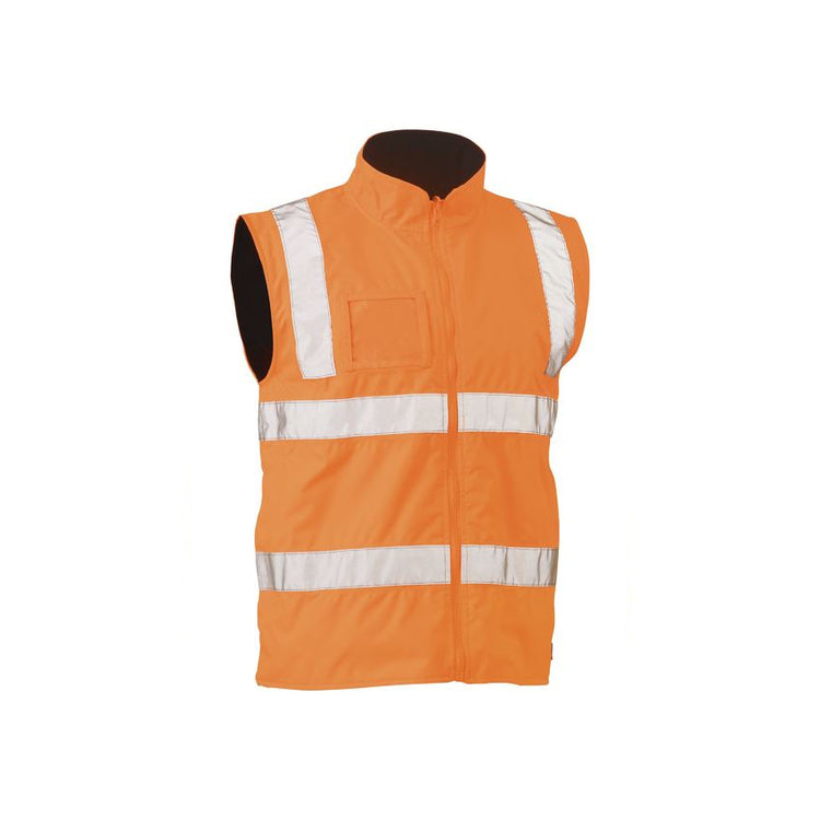 Bisley Taped Hi Vis Rail Wet Weather Vest - BV0364T