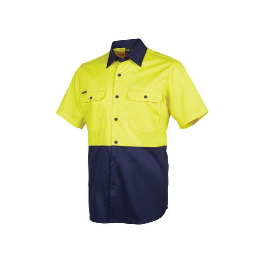 JB's Hi Vis S/S 150G Work Shirt - 6HWSS