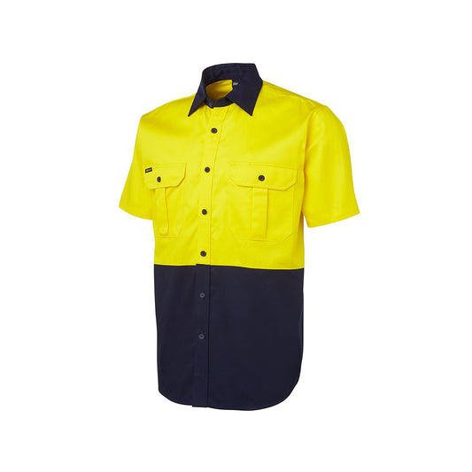 JB's Hi Vis S/S 190G Work Shirt - 6HWS