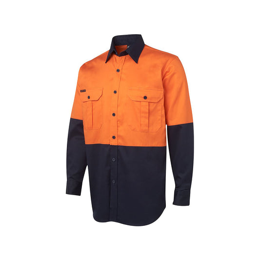 JB's Hi Vis L/S 190G Work Shirt - 6HWL