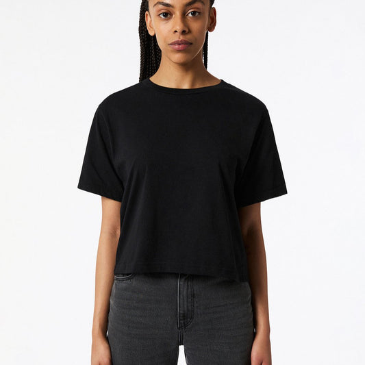 American Apparel Womens Fine Jersey Boxy T-shirt - 102