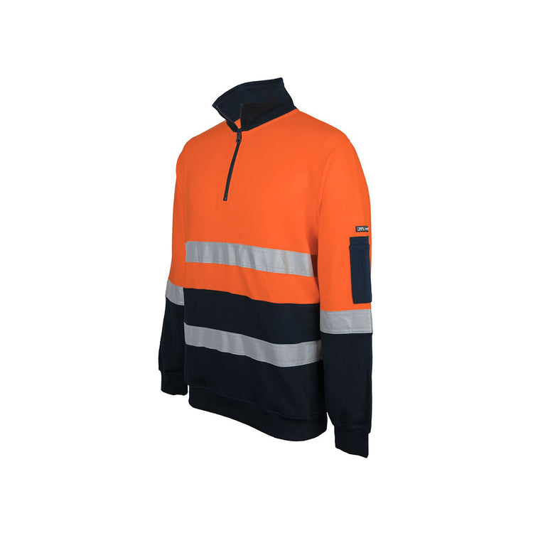 JB's Hi Vis (D+N) 310 Cotton 1/2 Zip Fleece - 6DVFM