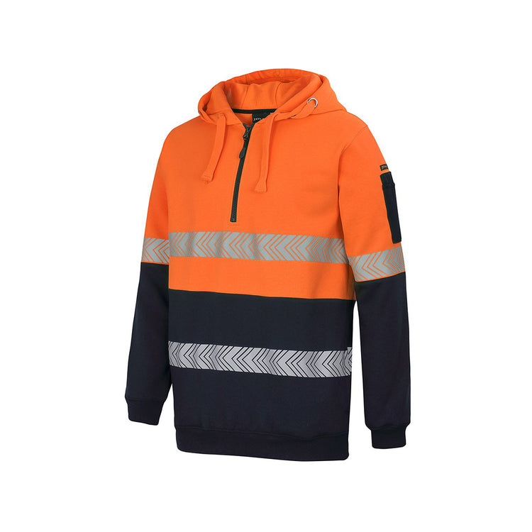 JB's Hi Vis (D+N) 1/2 Zip Segmented Tape Hoodie - 6HZSH