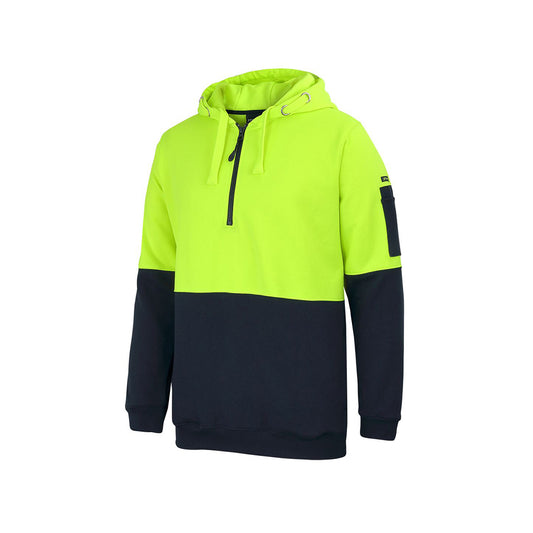 JB's Hi Vis 1/2 Zip Hoodie - 6HVHZ