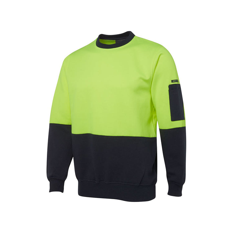 JB's Hi Vis Fleecy Crew - 6HVCN