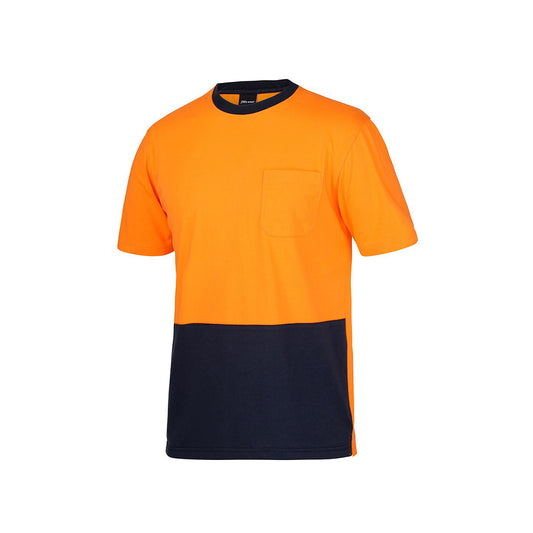 JB's Hi Vis Crew Neck Cotton T-Shirt - 6HVTC