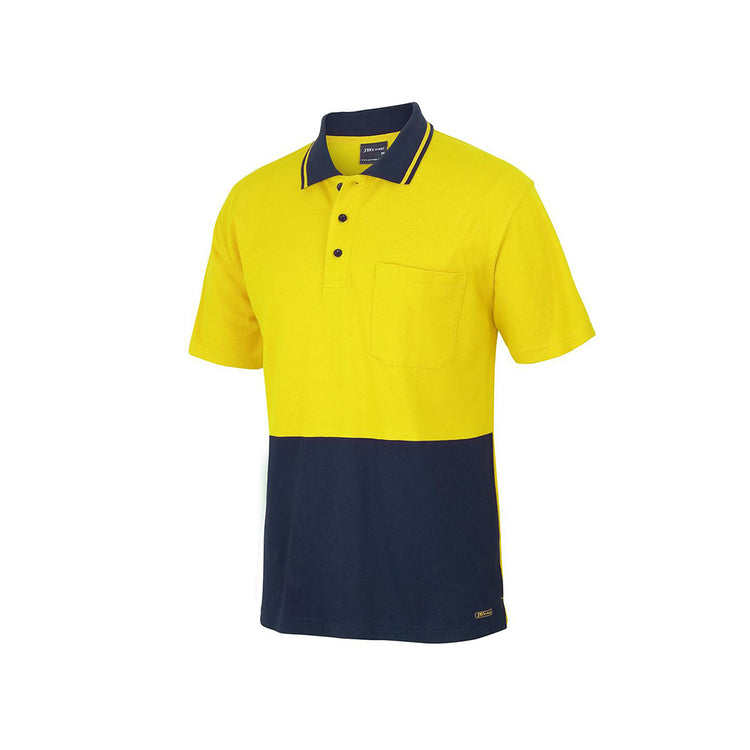 JB's Hi Vis S/S Cotton Pique Trad Polo - 6HVQS