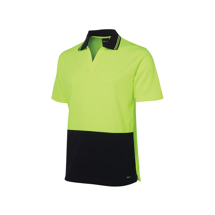 JB's Hi Vis S/S Non Button Polo - 6HNB