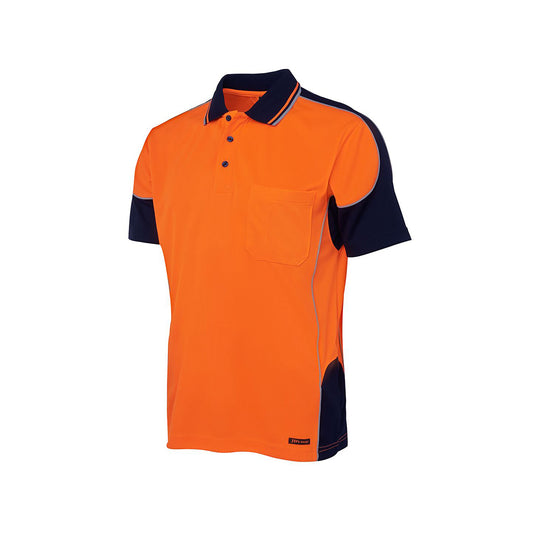 JB's Hi Vis Contrast Piping Polo - 6HCP4