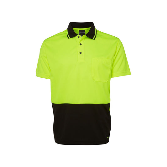 JB's Adults and Kids Hi Vis Non Cuff Traditional Polo - 6HVNC