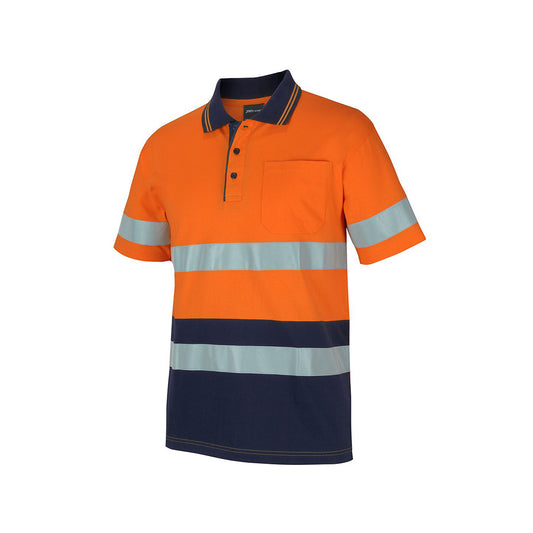 JB's Hi Vis (D+N) S/S Cotton Polo - 6DCPS