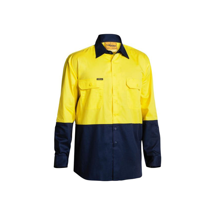 Bisley Hi Vis Cool Lightweight Drill Shirt - BS6895